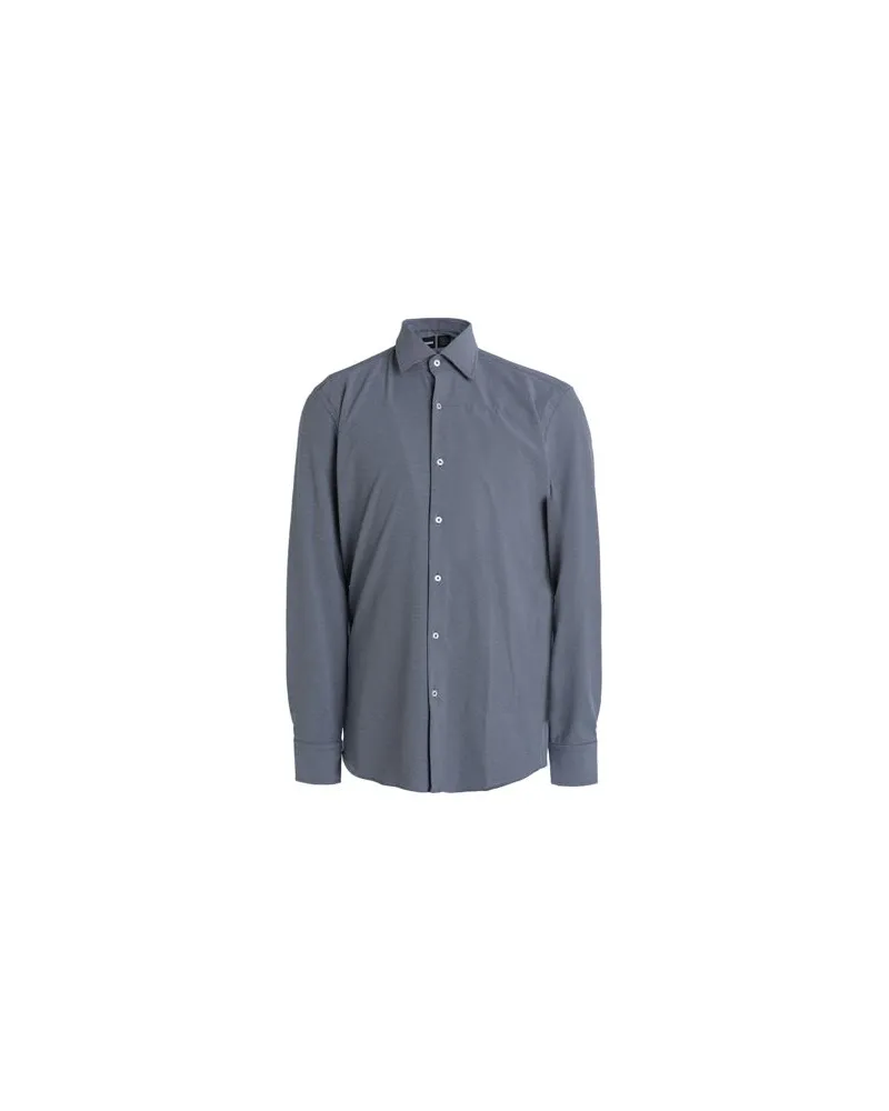 HUGO BOSS TOPS - Hemdenauf YOOX.COM Marineblau