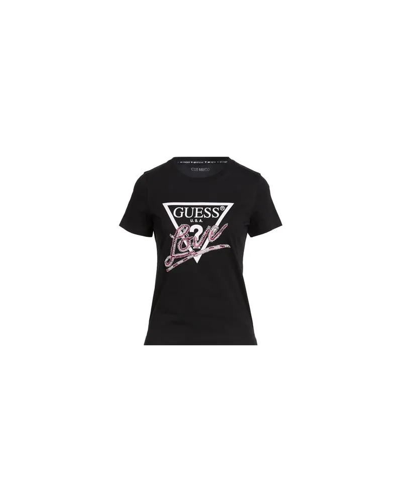 Guess TOPS - T-shirtsauf YOOX.COM Schwarz