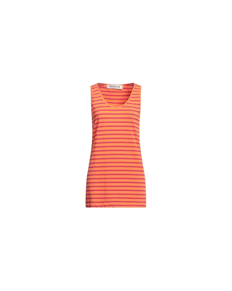 SHIRTAPORTER TOPS - Tank Topsauf YOOX.COM Orange