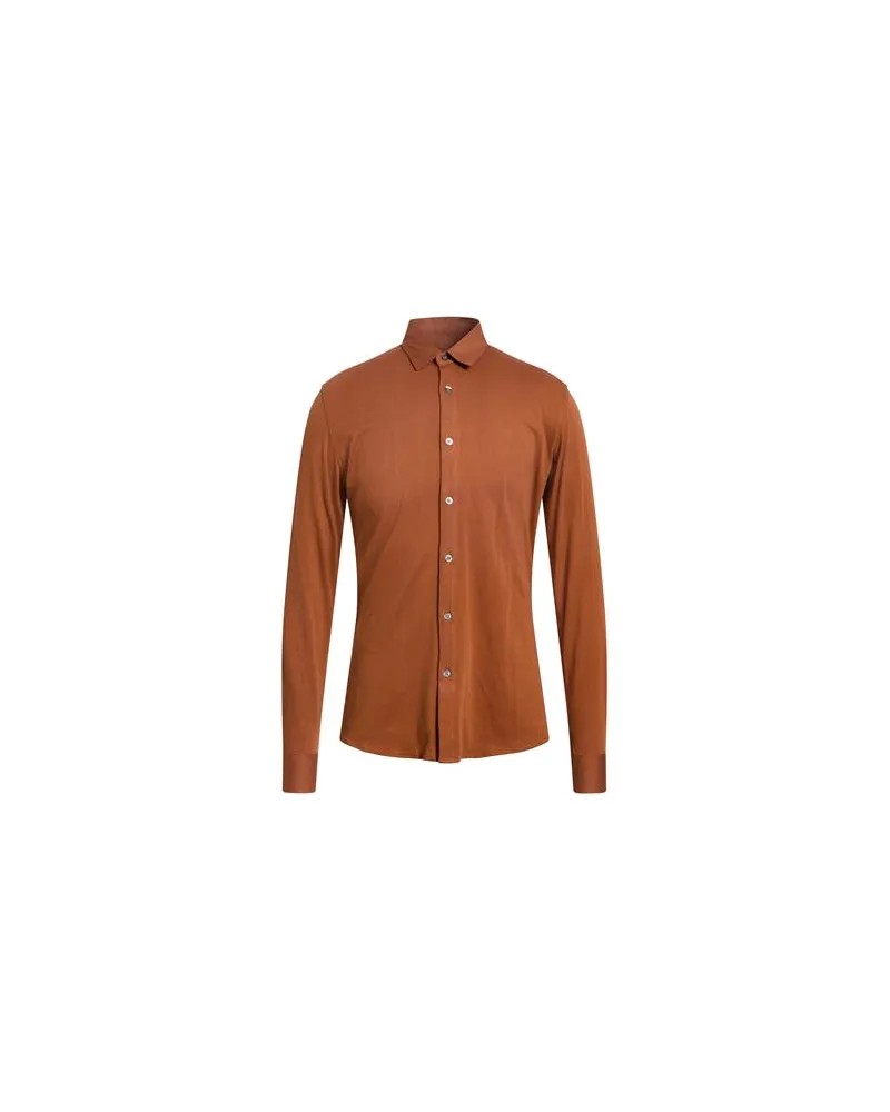 Daniele Alessandrini TOPS - Hemdenauf YOOX.COM Braun