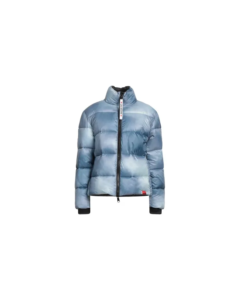 Moschino JACKEN & MÄNTEL - Pufferjacken & Daunenjackenauf YOOX.COM Blaugrau