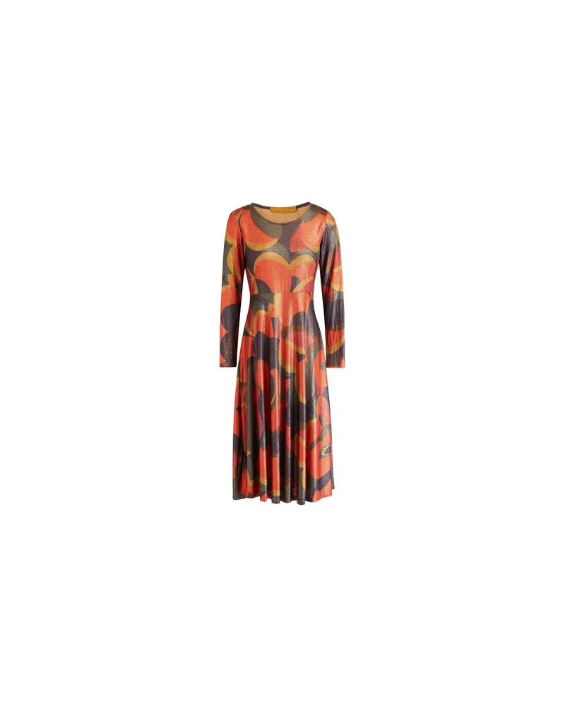 SIYU KLEIDER - Midi-Kleiderauf YOOX.COM Orange