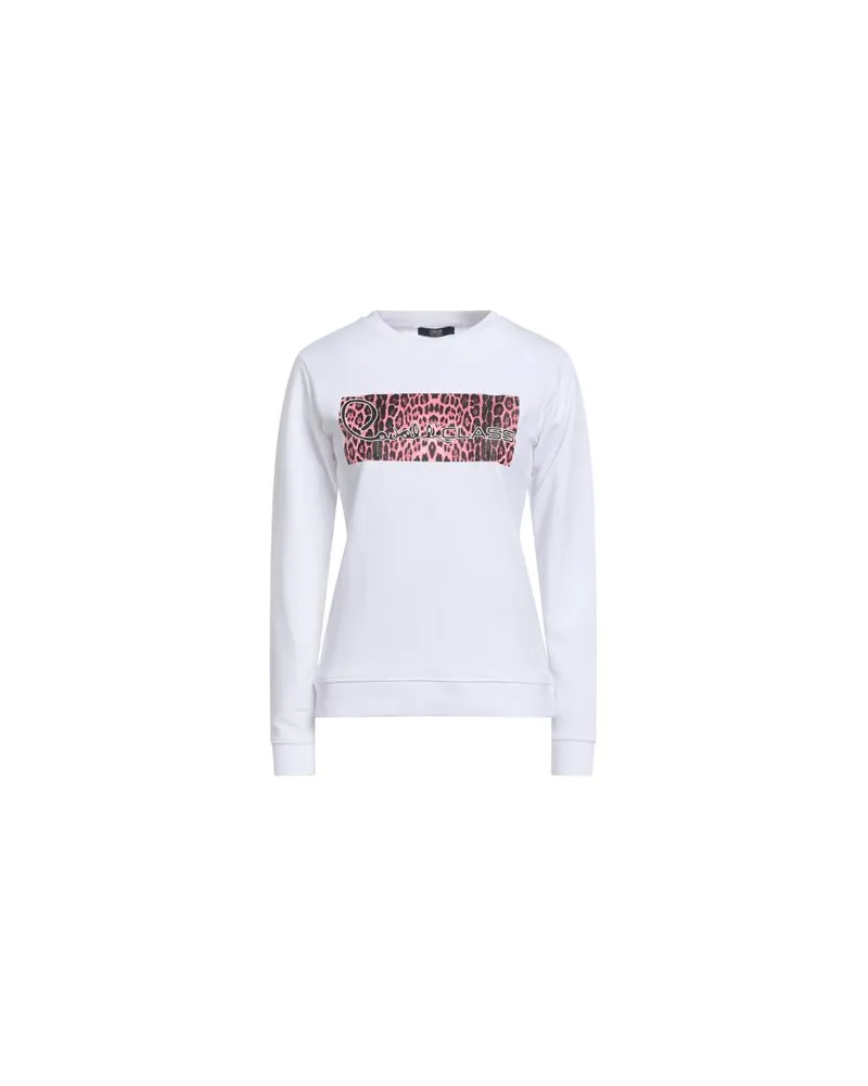 Roberto Cavalli TOPS - Sweatshirtsauf YOOX.COM Weiß