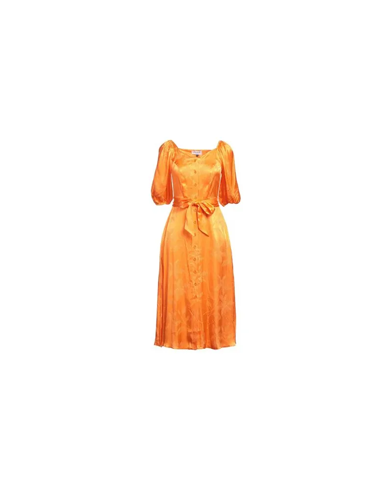 Closet KLEIDER - Midi-Kleiderauf YOOX.COM Orange