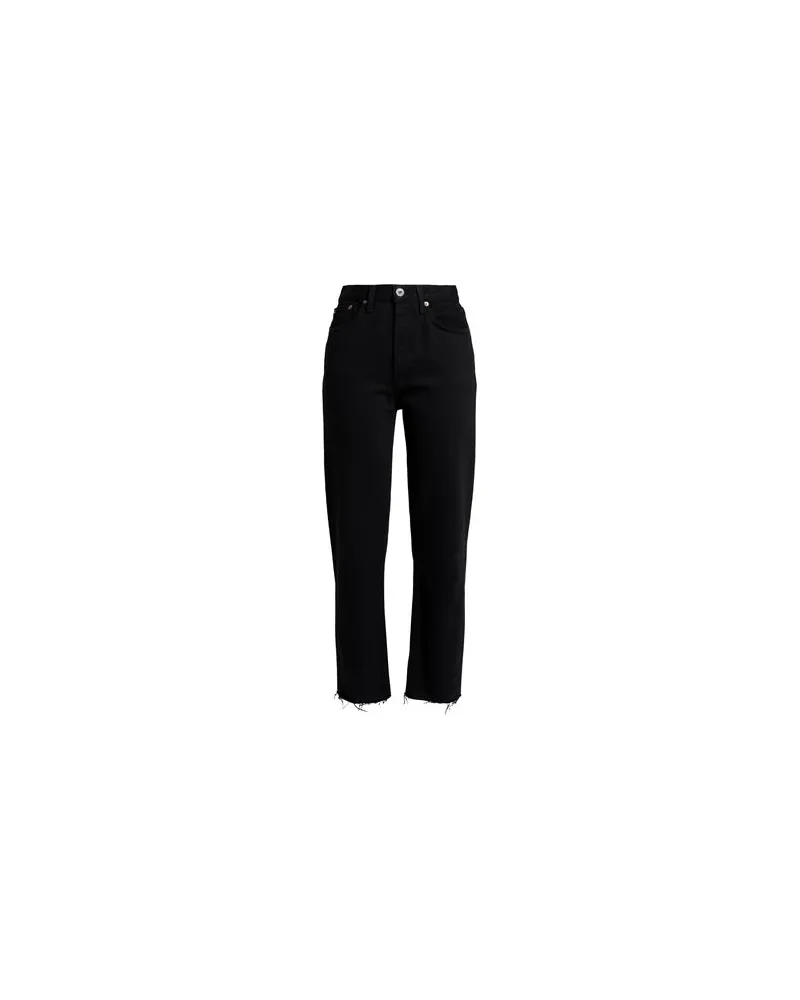 RE/DONE HOSEN & RÖCKE - Jeanshosenauf YOOX.COM Schwarz