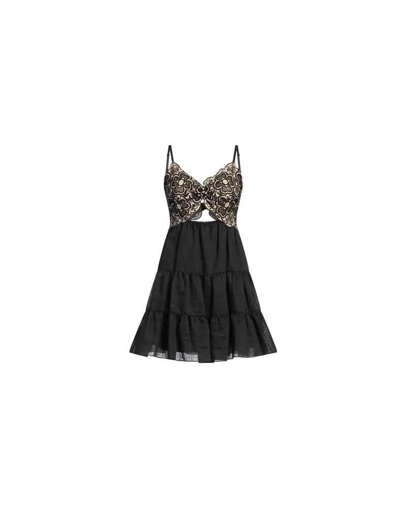 Sandro KLEIDER - Mini-Kleiderauf YOOX.COM Schwarz