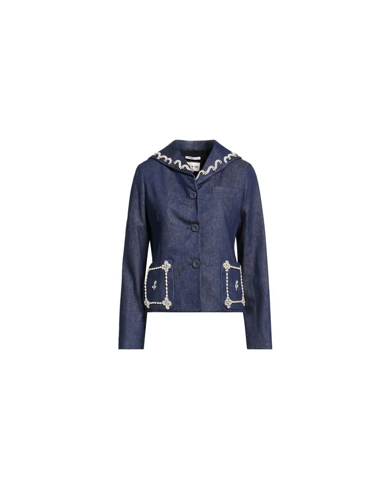 Paul & Joe JACKEN & MÄNTEL - Jeansjacken/Mäntelauf YOOX.COM Blau