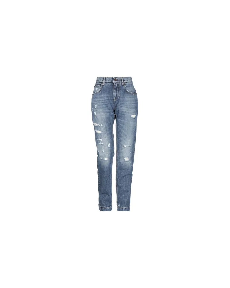 Dolce & Gabbana HOSEN & RÖCKE - Jeanshosenauf YOOX.COM Blau