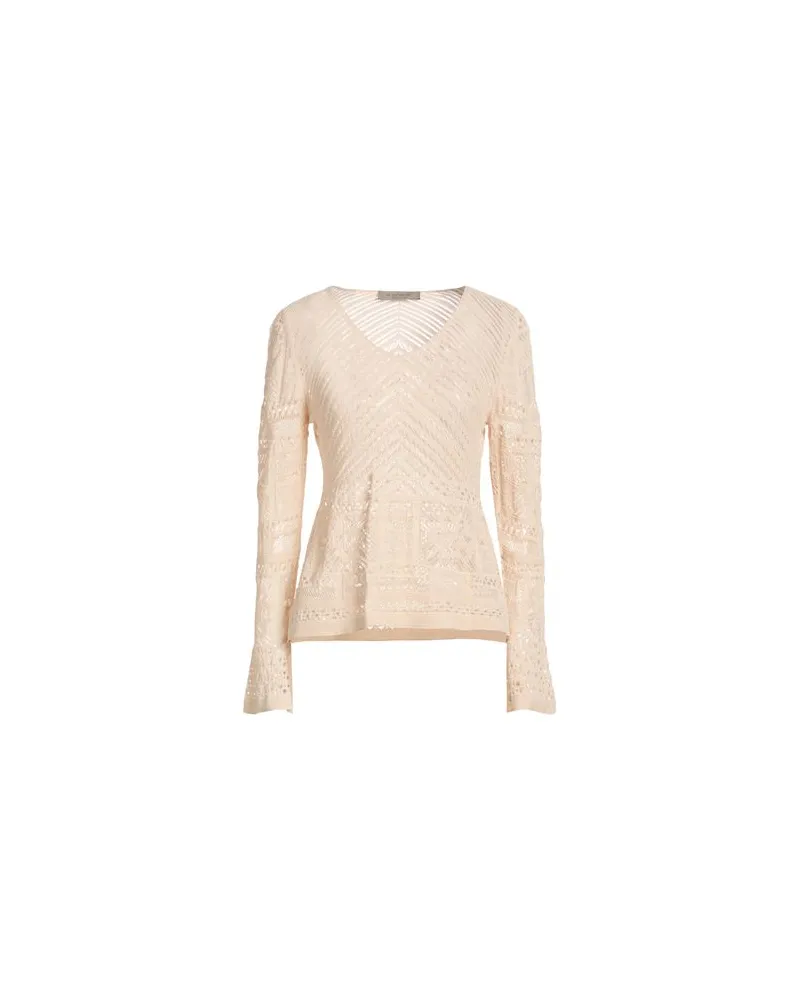 D.EXTERIOR STRICKWAREN - Pulloverauf YOOX.COM Cremeweiß