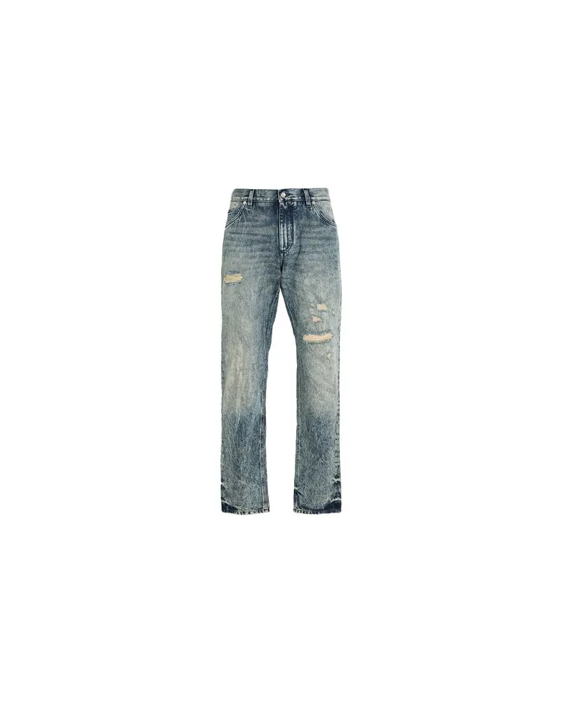 Dolce & Gabbana HOSEN & RÖCKE - Jeanshosenauf YOOX.COM Blau