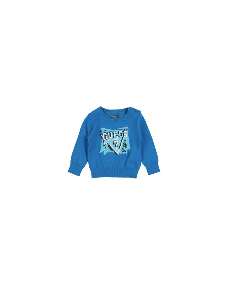 Guess STRICKWAREN - Pulloverauf YOOX.COM Blau