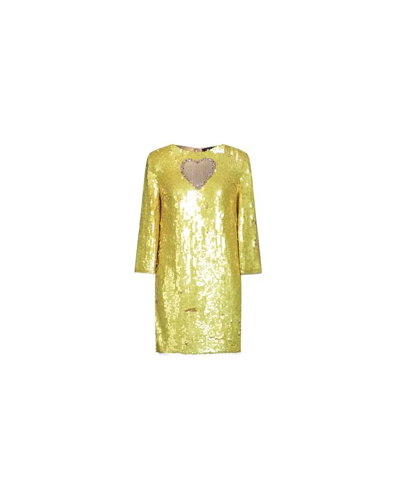 Elisabetta Franchi KLEIDER - Mini-Kleiderauf YOOX.COM Senf