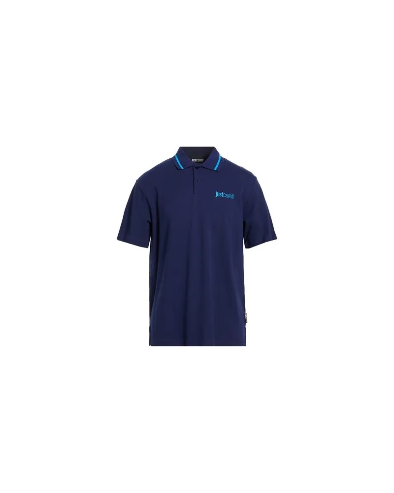 Just Cavalli TOPS - Poloshirtsauf YOOX.COM Blau