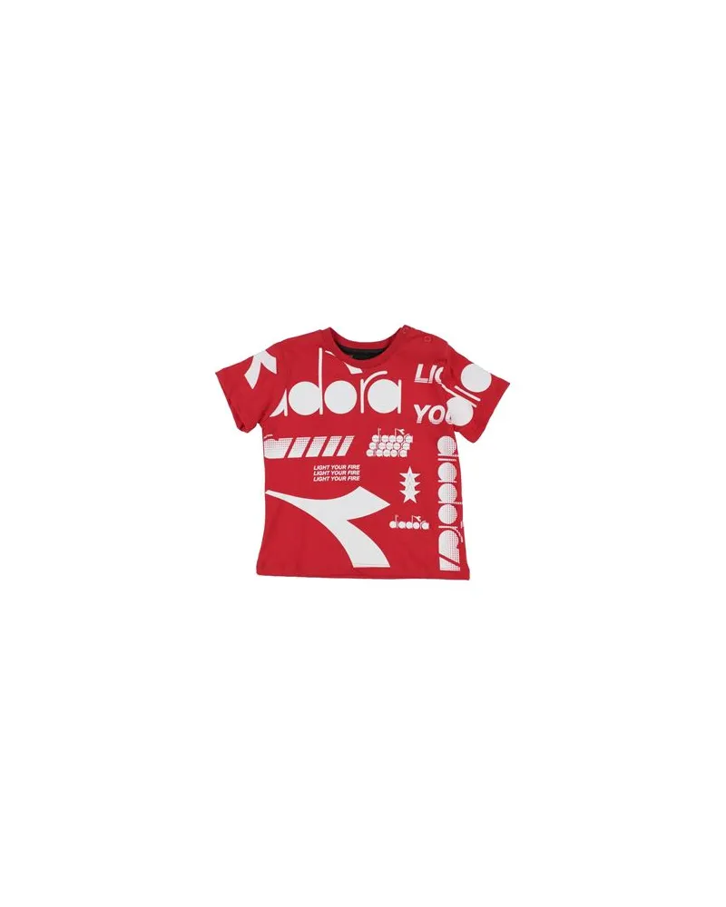 Diadora TOPS - T-shirtsauf YOOX.COM Rot