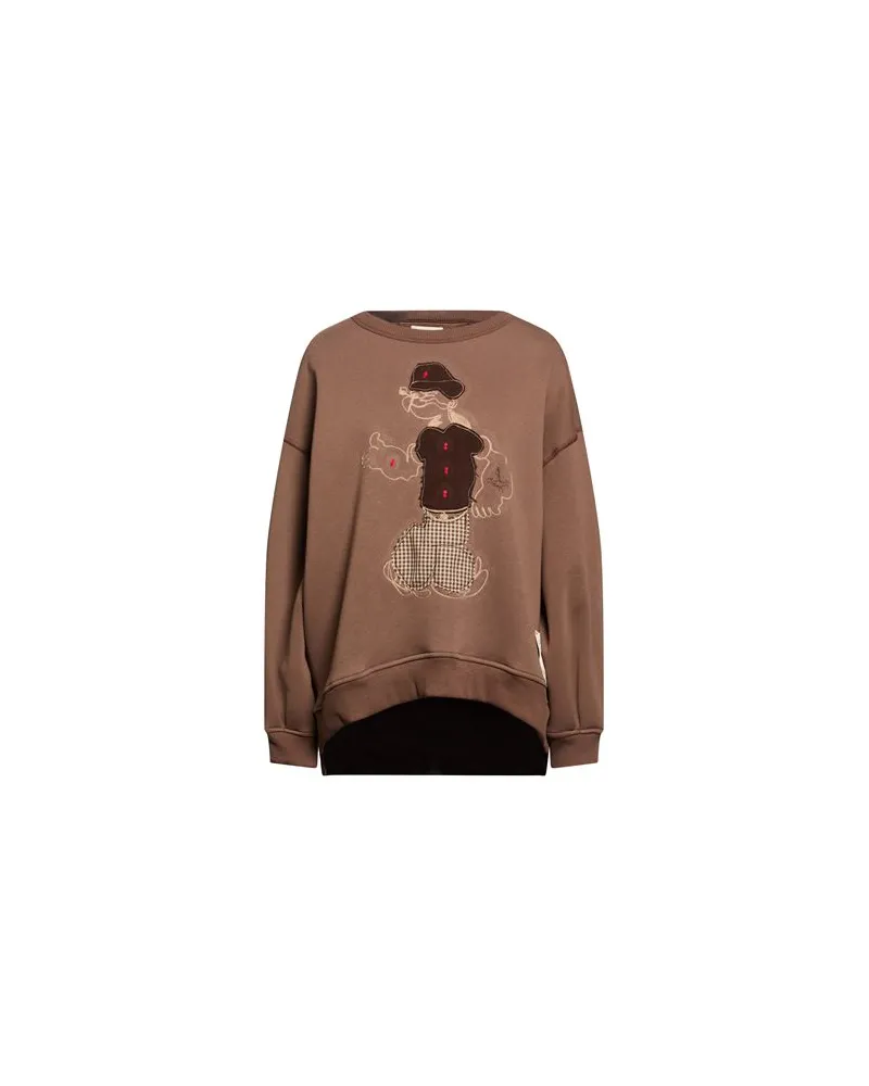 Front Street 8 TOPS - Sweatshirtsauf YOOX.COM Braun