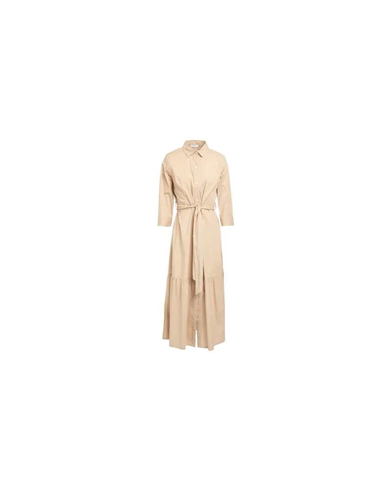 ROSSO35 KLEIDER - Maxi-Kleiderauf YOOX.COM Beige