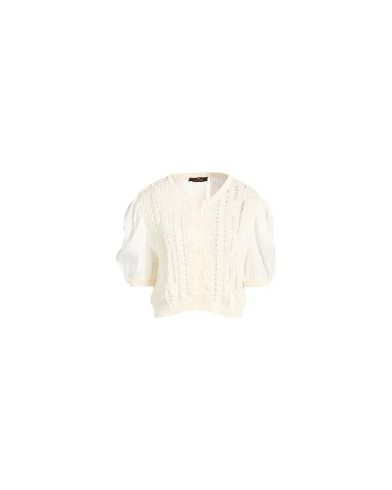 Actitude by Twinset STRICKWAREN - Strickjackenauf YOOX.COM Cremeweiß