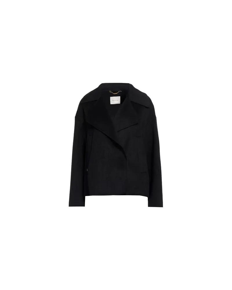 Manila Grace JACKEN & MÄNTEL - Mäntelauf YOOX.COM Schwarz