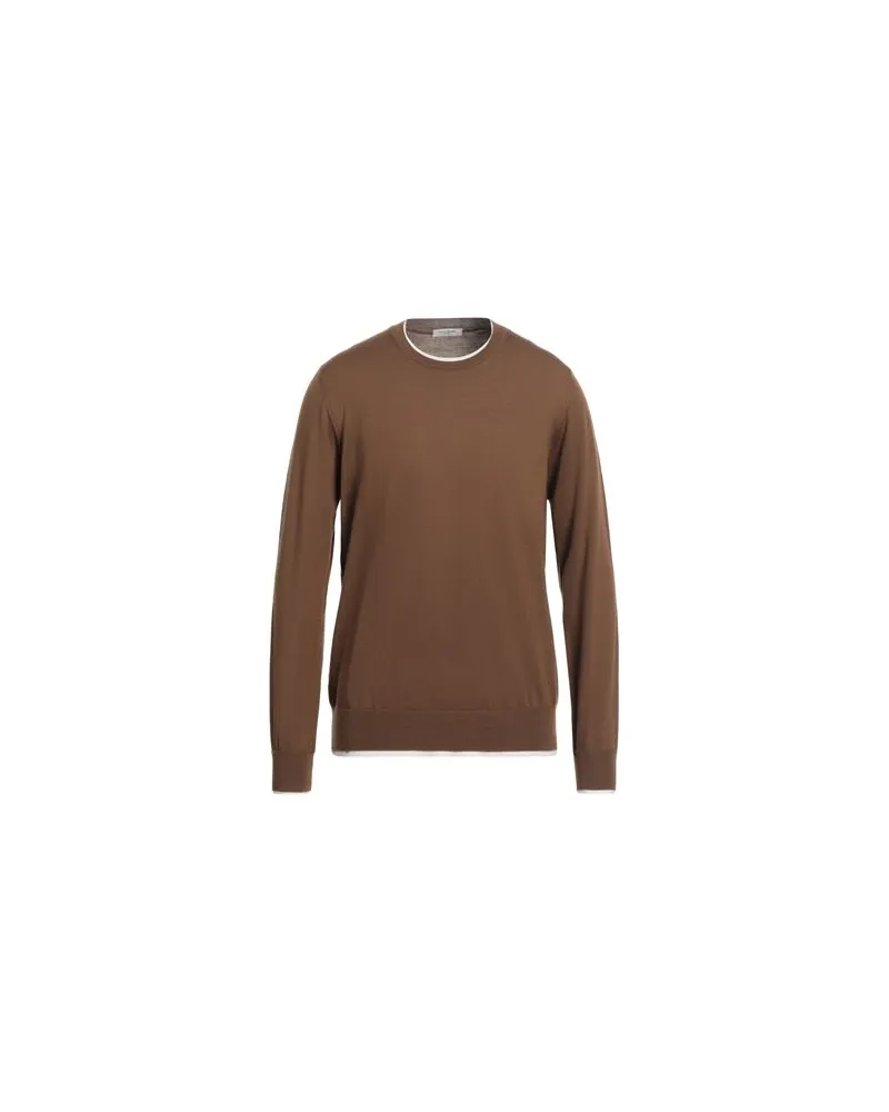 Paolo Pecora Milano STRICKWAREN - Pulloverauf YOOX.COM Braun