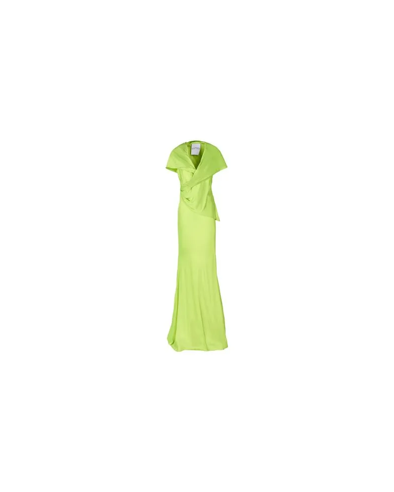 HALPERN KLEIDER - Maxi-Kleiderauf YOOX.COM Limettengrün