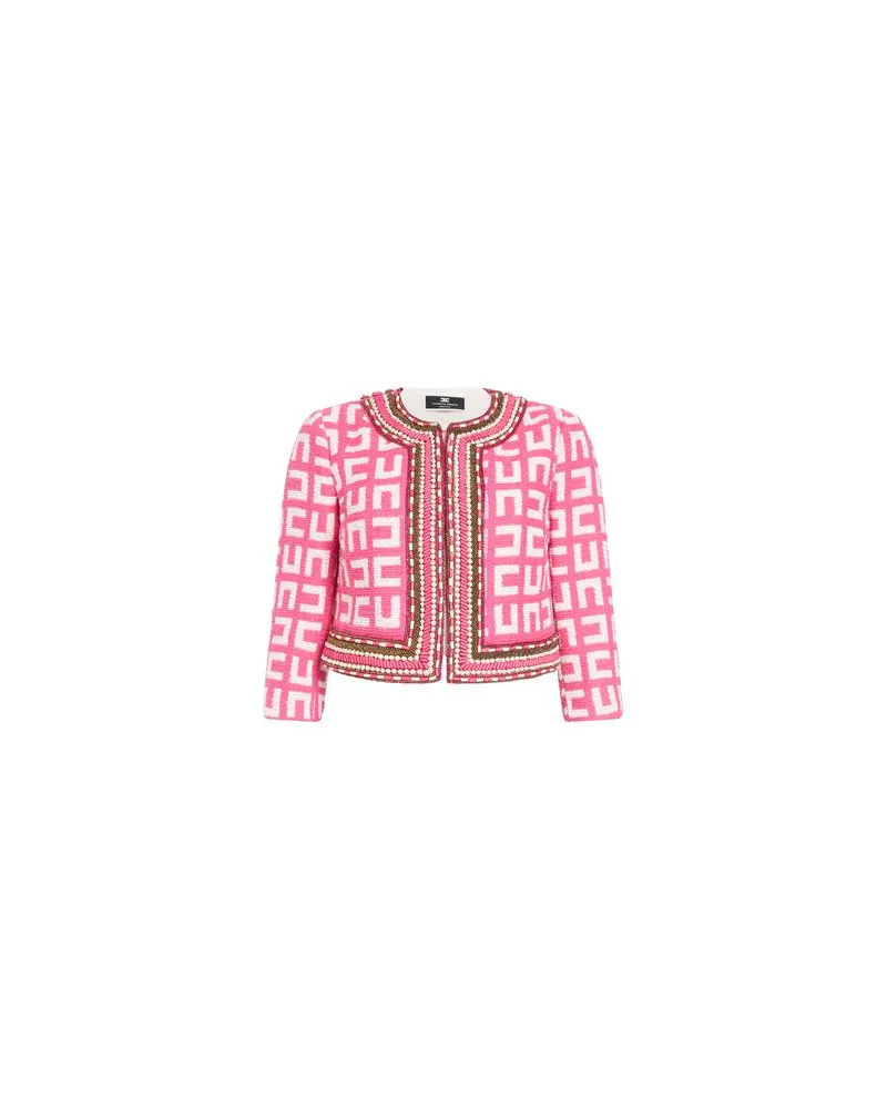 Elisabetta Franchi JACKEN & MÄNTEL - Jacken und Anoraksauf YOOX.COM Fuchsia