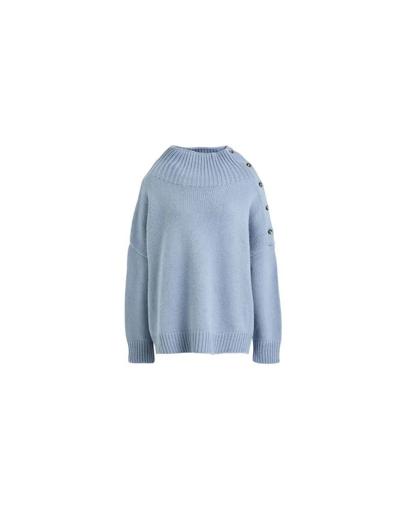 Yves Salomon STRICKWAREN - Rollkragenpulloverauf YOOX.COM Taubenblau