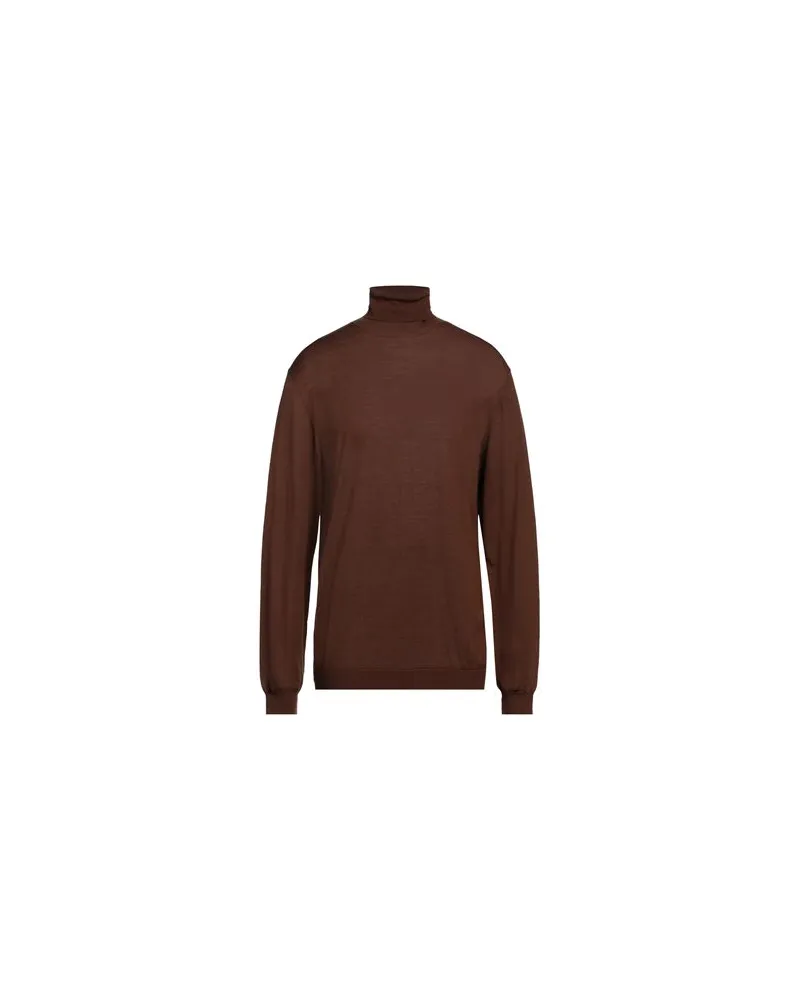Luigi Bianchi Mantova STRICKWAREN - Rollkragenpulloverauf YOOX.COM Braun