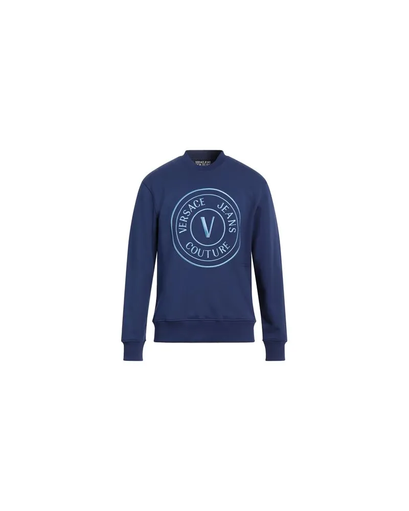 Versace Jeans TOPS - Sweatshirtsauf YOOX.COM Blau