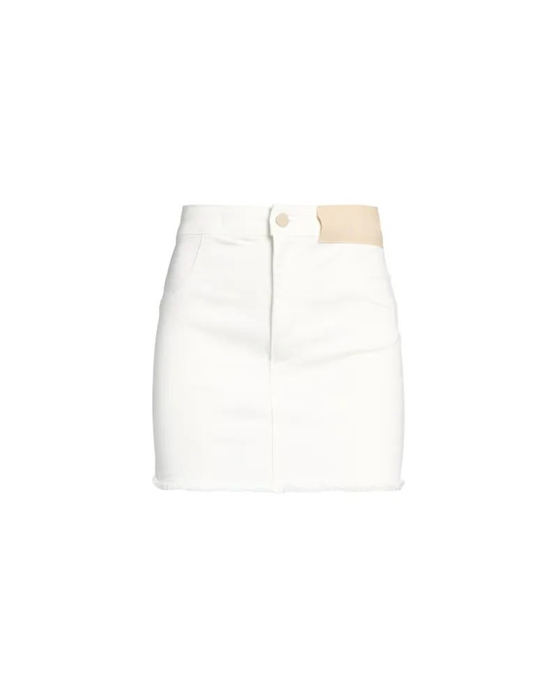 THE MANNEI HOSEN & RÖCKE - Jeansröckeauf YOOX.COM Weiß