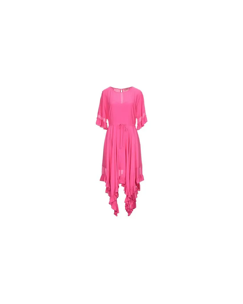 Twin-Set KLEIDER - Midi-Kleiderauf YOOX.COM Fuchsia