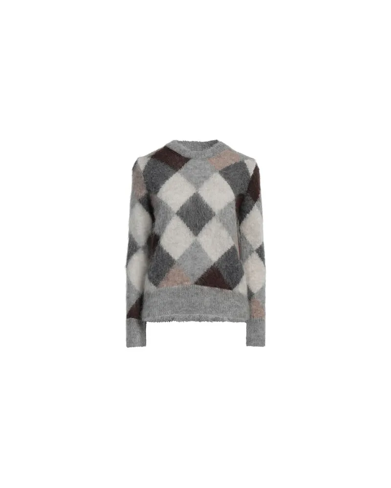 Alpha Studio STRICKWAREN - Pulloverauf YOOX.COM Grau