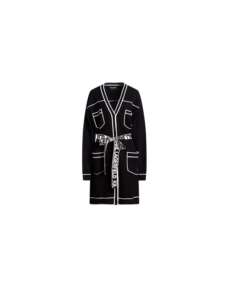 Karl Lagerfeld STRICKWAREN - Strickjackenauf YOOX.COM Schwarz