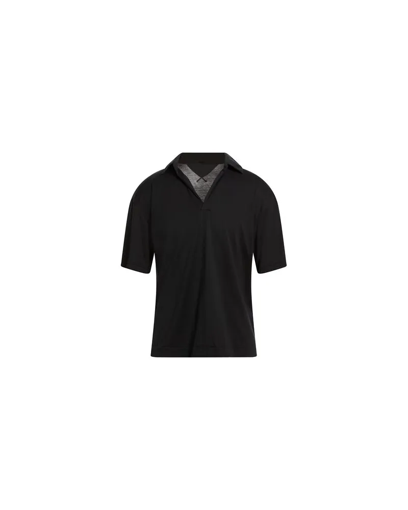 Ten c TOPS - Poloshirtsauf YOOX.COM Schwarz