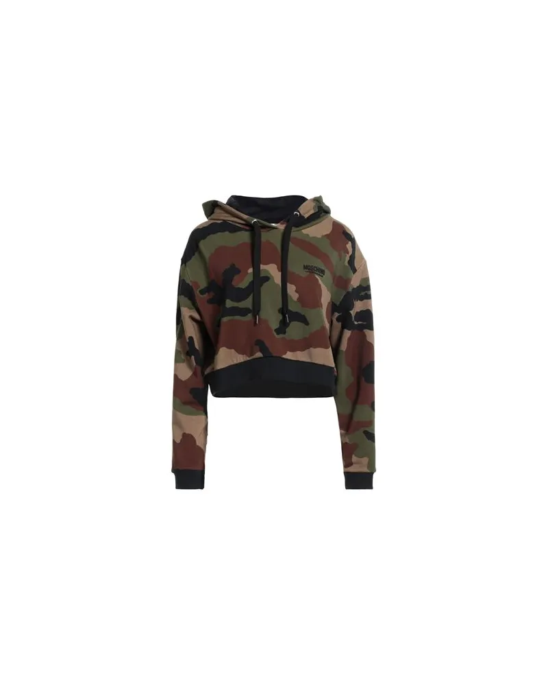 Moschino TOPS - Sweatshirtsauf YOOX.COM Militärgrün