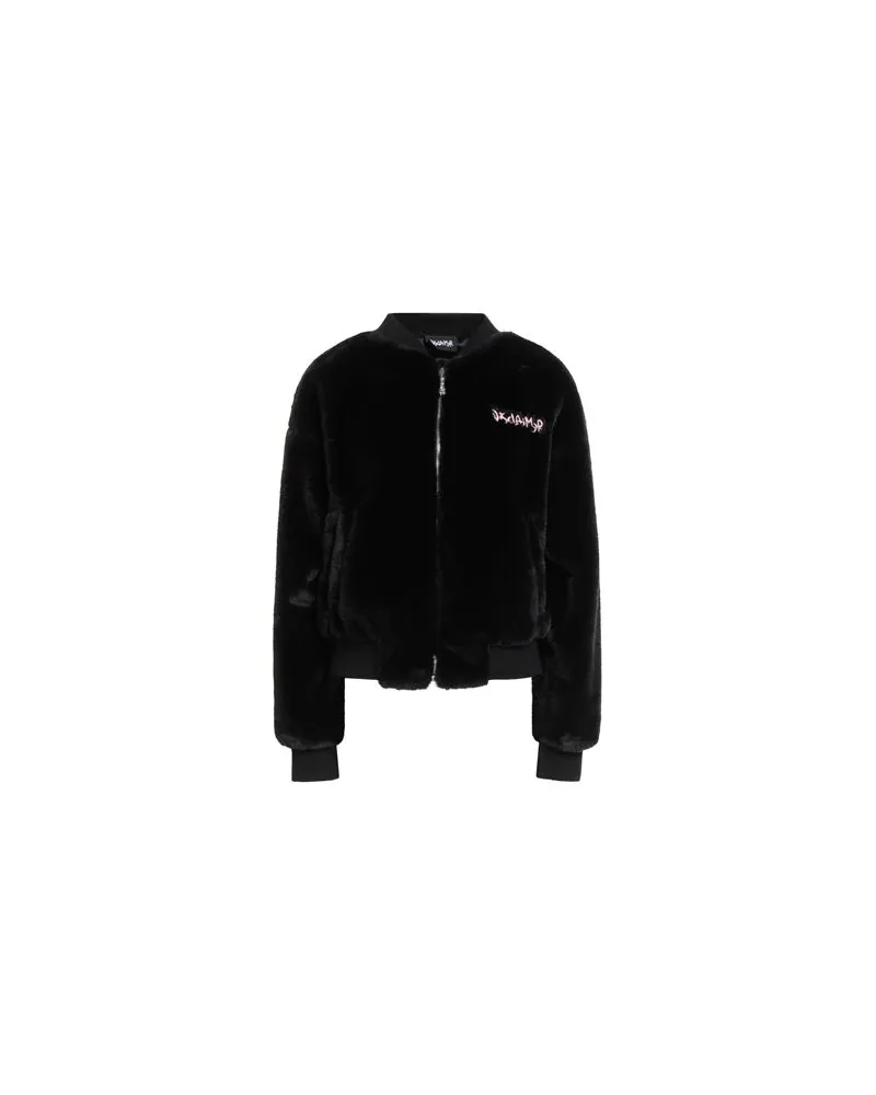 DISCLAIMER JACKEN & MÄNTEL - Shearling- & Kunstfellauf YOOX.COM Schwarz