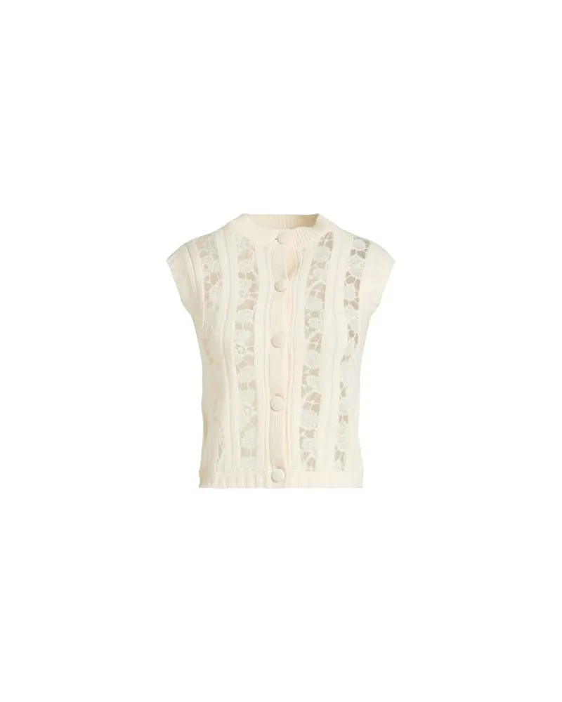 Rochas STRICKWAREN - Strickjackenauf YOOX.COM Elfenbein