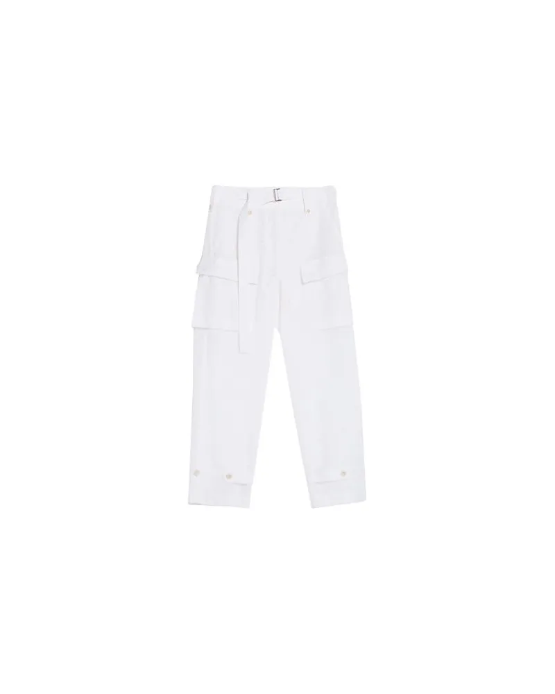 Sacai HOSEN & RÖCKE - Hosenauf YOOX.COM Weiß