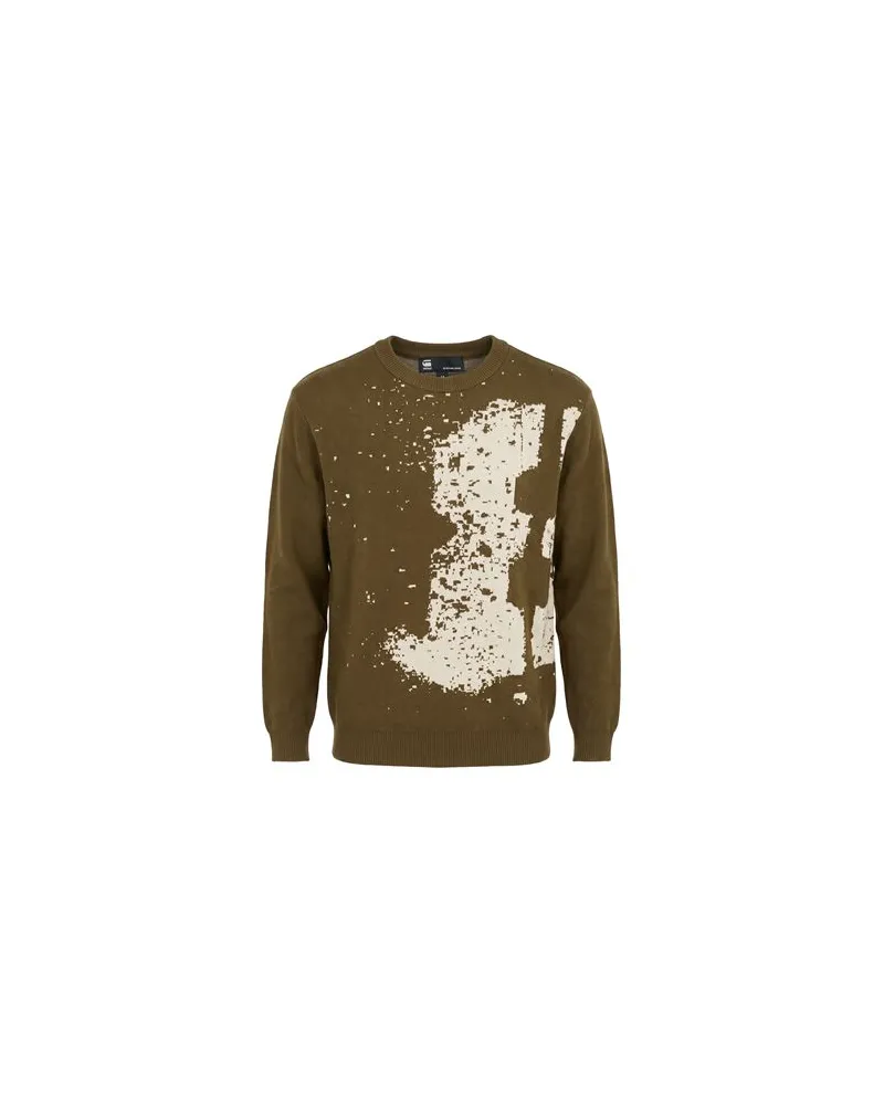 G-STAR RAW STRICKWAREN - Pulloverauf YOOX.COM Militärgrün