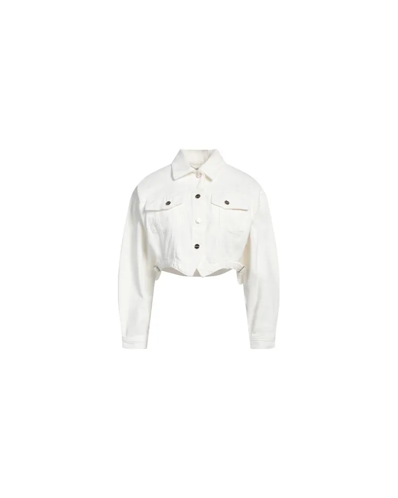 Blumarine JACKEN & MÄNTEL - Jeansjacken/Mäntelauf YOOX.COM Weiß