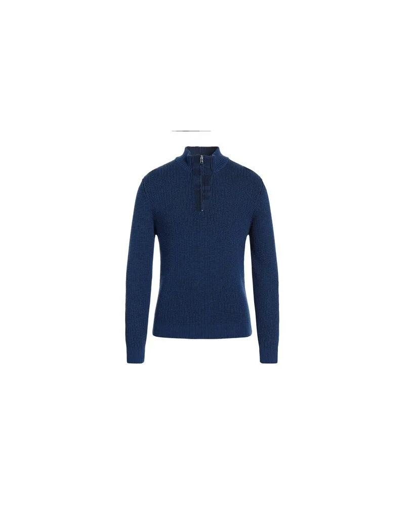 Heritage STRICKWAREN - Rollkragenpulloverauf YOOX.COM Blau