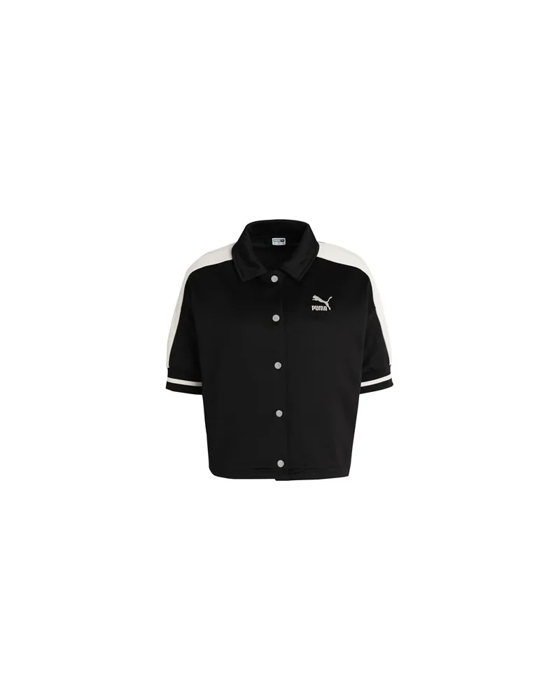 Puma T7 FOR THE FANBASE Track Jacket PT - TOPS - Sweatshirtsauf YOOX.COM Schwarz