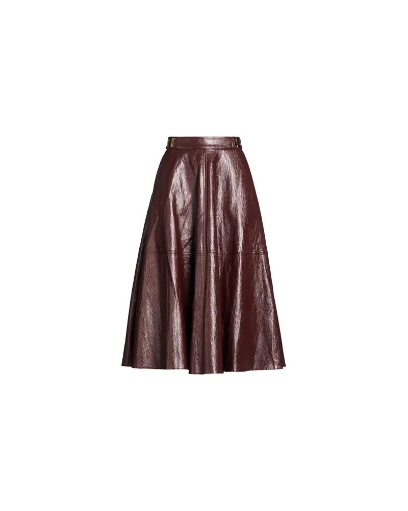 Elisabetta Franchi HOSEN & RÖCKE - Midi-Röckeauf YOOX.COM Bordeaux
