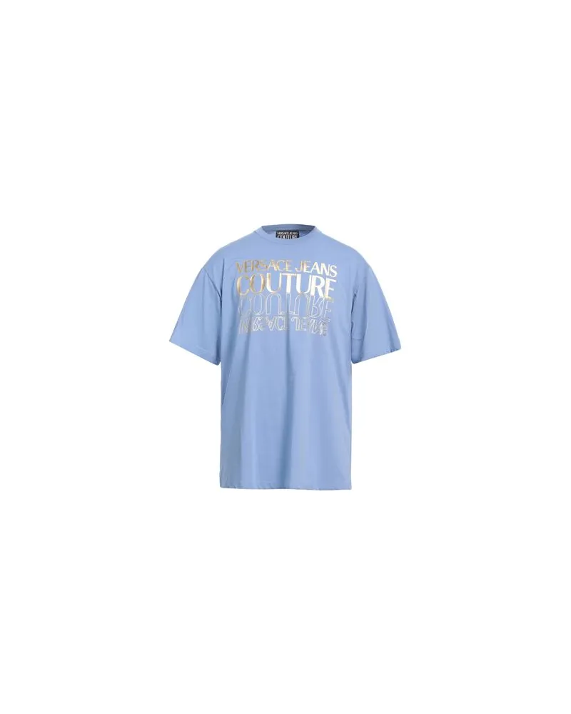 Versace Jeans TOPS - T-shirtsauf YOOX.COM Hellblau