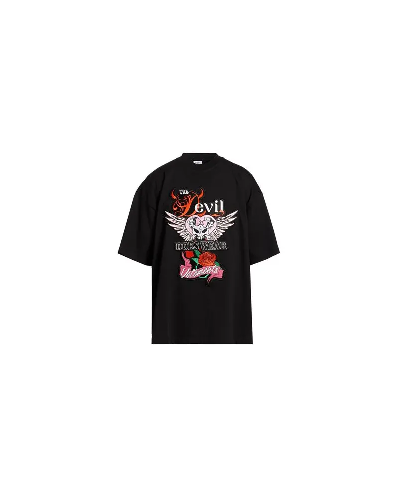 VETEMENTS TOPS - T-shirtsauf YOOX.COM Schwarz