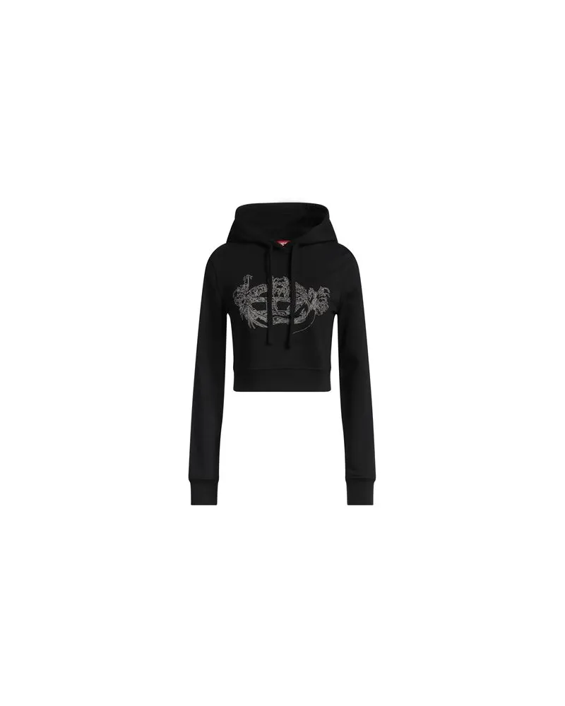 Diesel TOPS - Sweatshirtsauf YOOX.COM Schwarz