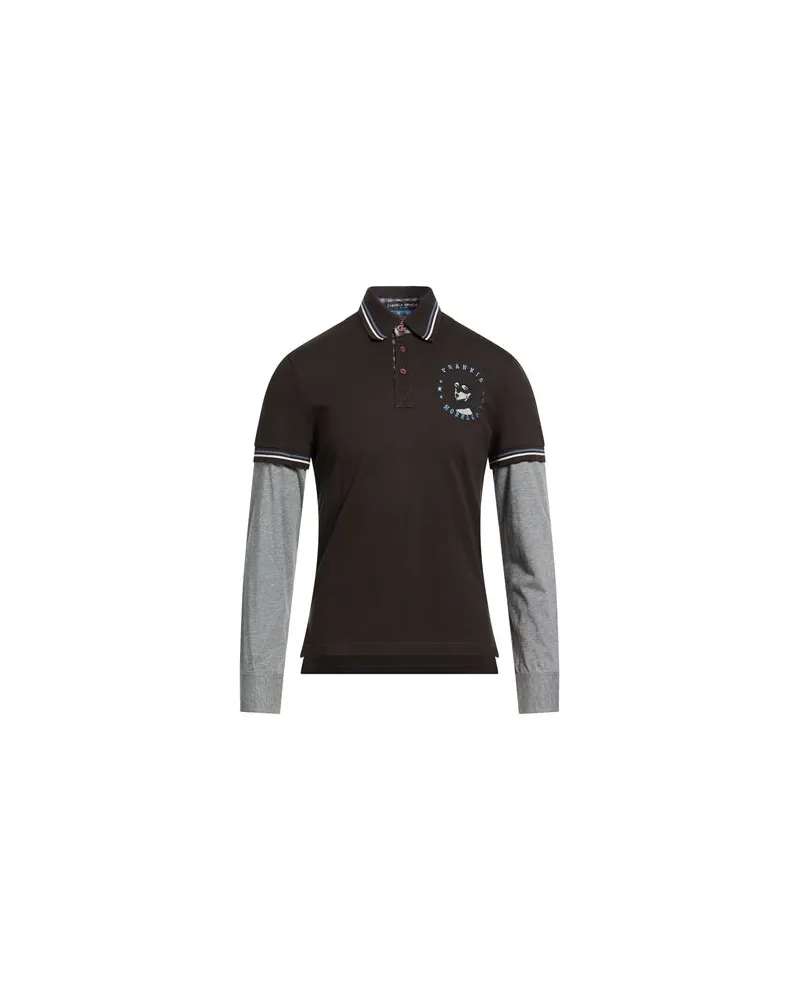 Frankie Morello TOPS - Poloshirtsauf YOOX.COM Dunkelbraun