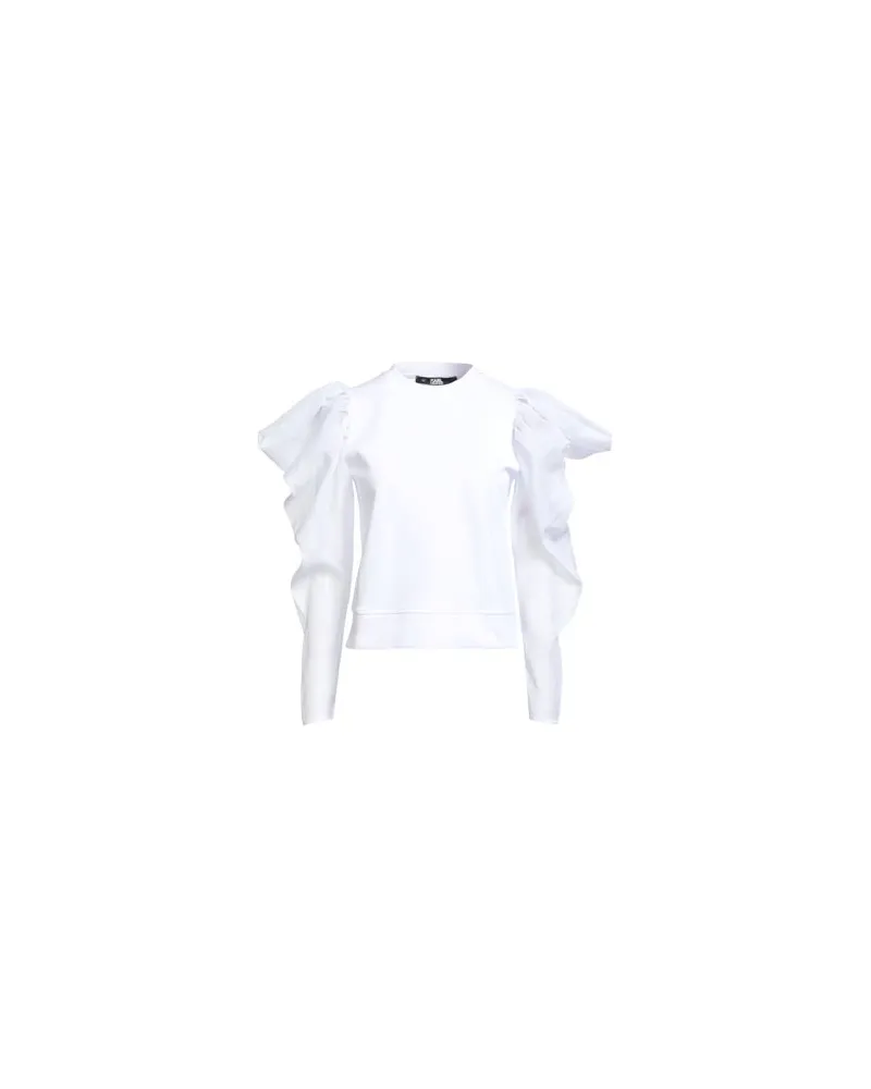 Karl Lagerfeld TOPS - Sweatshirtsauf YOOX.COM Weiß