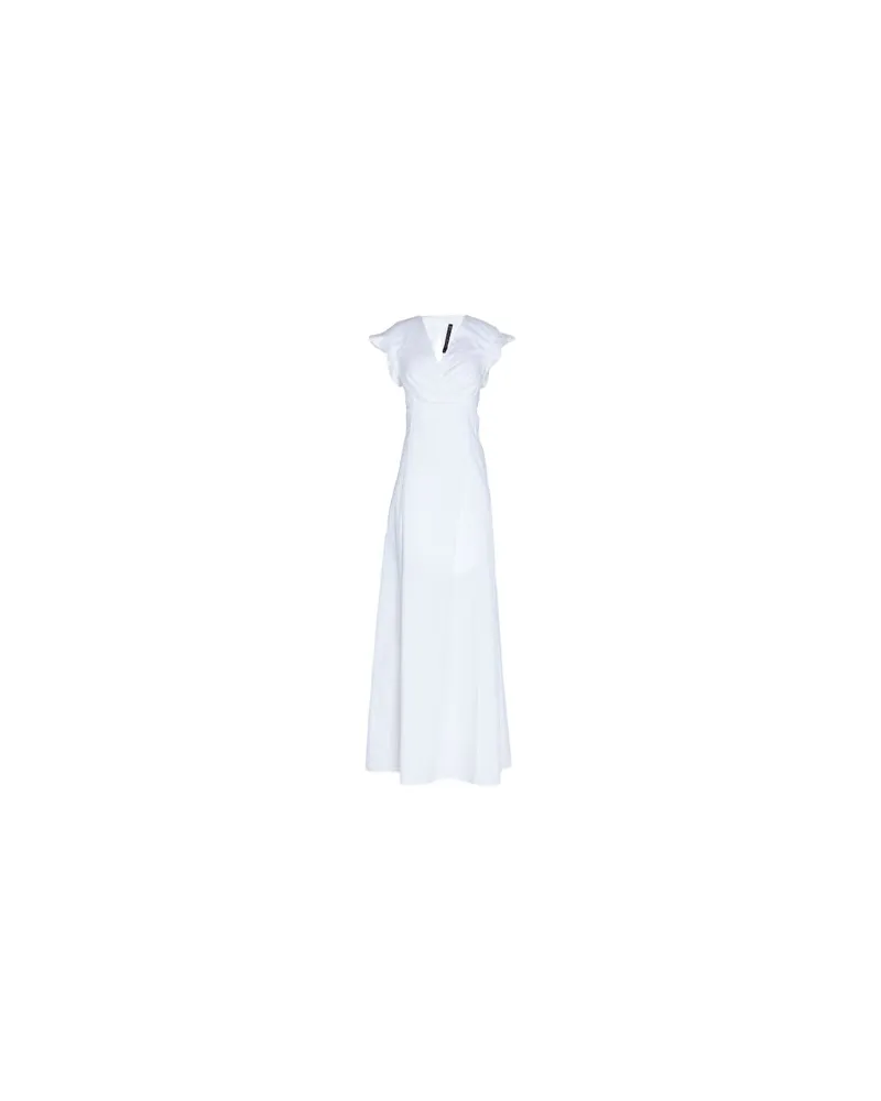 Manila Grace KLEIDER - Maxi-Kleiderauf YOOX.COM Weiß