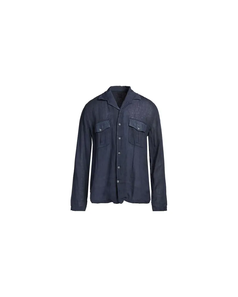 120% Lino TOPS - Hemdenauf YOOX.COM Marineblau