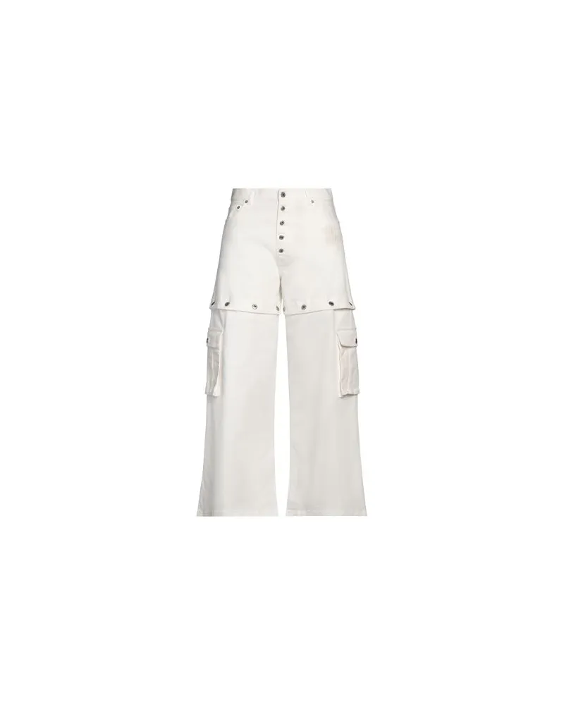 OFF-WHITE HOSEN & RÖCKE - Jeanshosenauf YOOX.COM Weiß